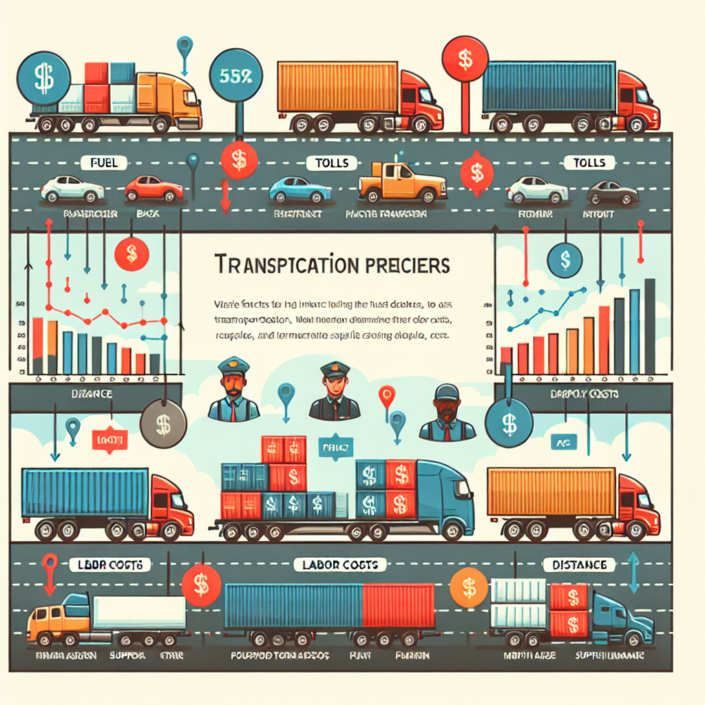 Jakie czynniki wpływają na wycenę transportu materiałów?