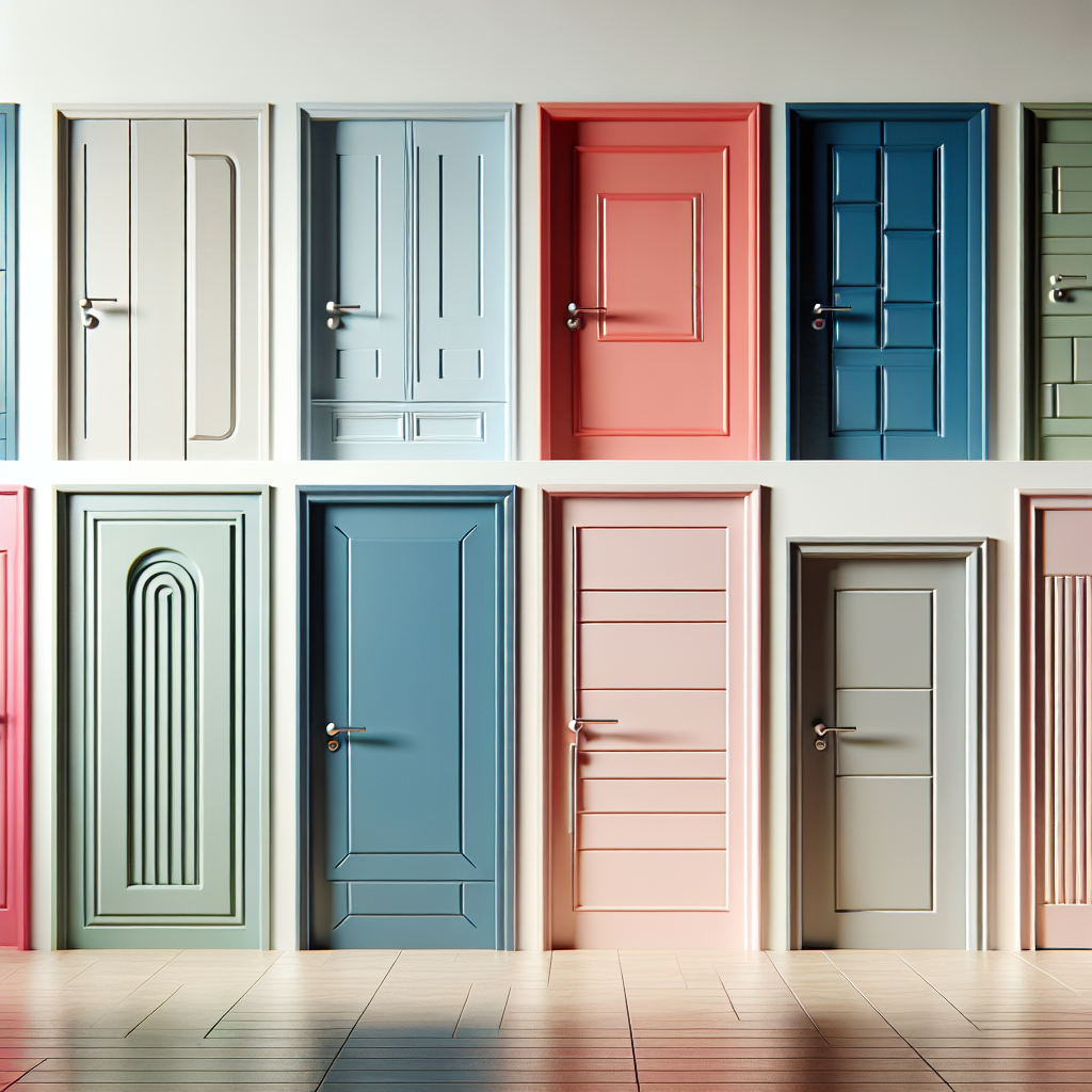 Najmodniejsze kolory drzwi wewnętrznych
